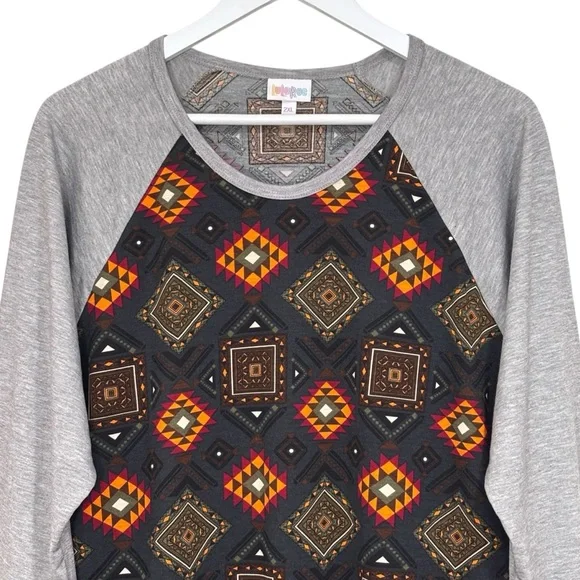 LuLaRoe Randy 3/4 Sleeve Pullover Stretch Top Size 2XL NWT - Picture 2 of 12